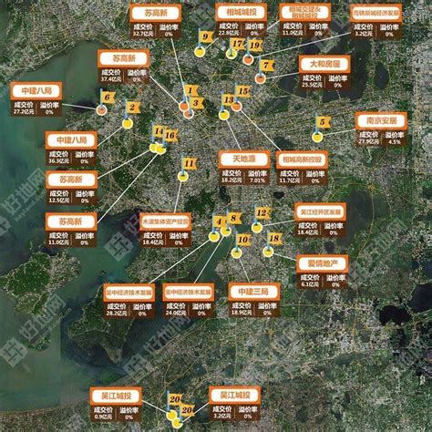 苏州三批次集中出让收官，19宗底价2宗溢价，吸金3955亿地块吴江服务