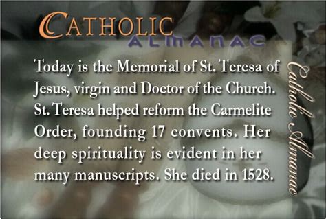 St. Teresa of Avila