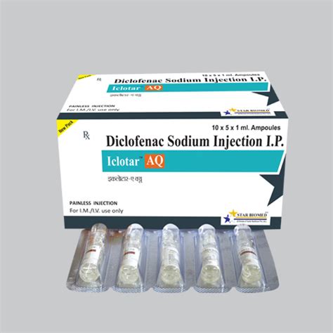 Diclofenac Sodium Injection, Manufacturer | Supplier | Franchise