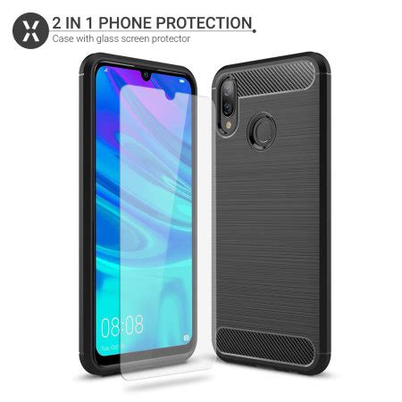 Olixar Sentinel Huawei Honor 10 Lite Case And Glass Screen Protector