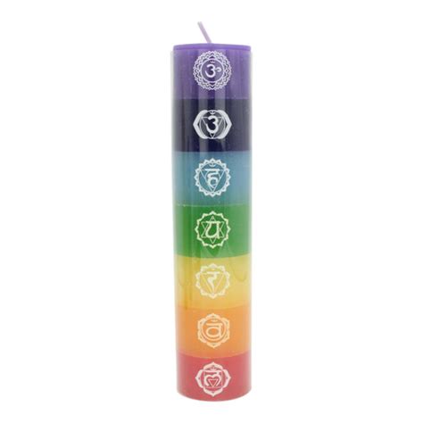 Chakra Balancing Pillar Candle