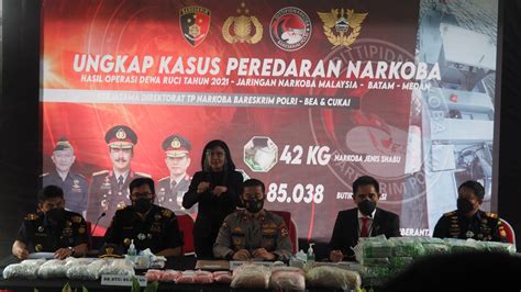 Bareskrim Dan Bea Cukai Gagalkan Peredaran Kg Sabu Dan Ribu