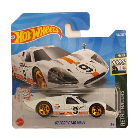 HOT WHEELS 67 FORD GT40 MK IV RETRO RACERS 2022 HW 12380982344 Oficjalne Archiwum Allegro