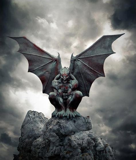 Gorgeous Gargoyle Tattoo Dark Fantasy Art Gargoyles Art