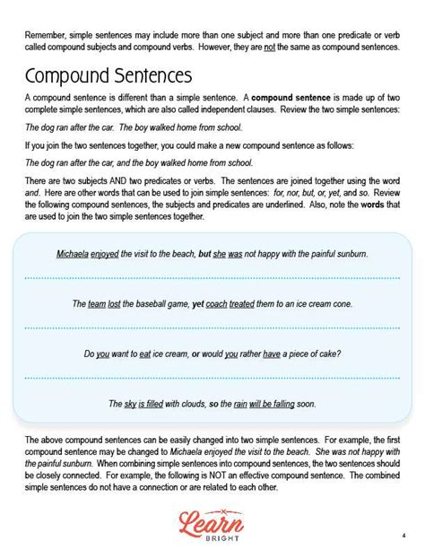 Using Simple And Compound Sentences What Is Compound Sentence Ihrm Or Ke