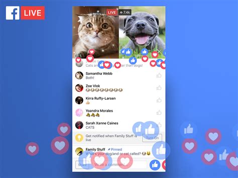 Facebook Live Mockup