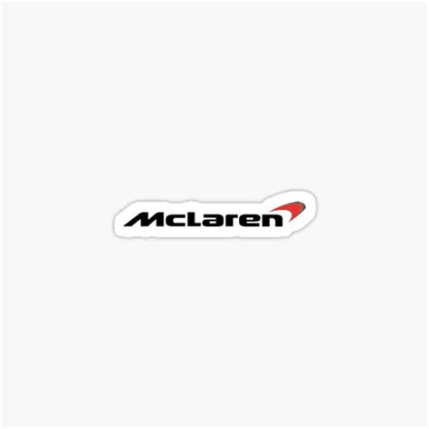 "McLaren emblem logo " Sticker for Sale by BloodlineBabe | Redbubble