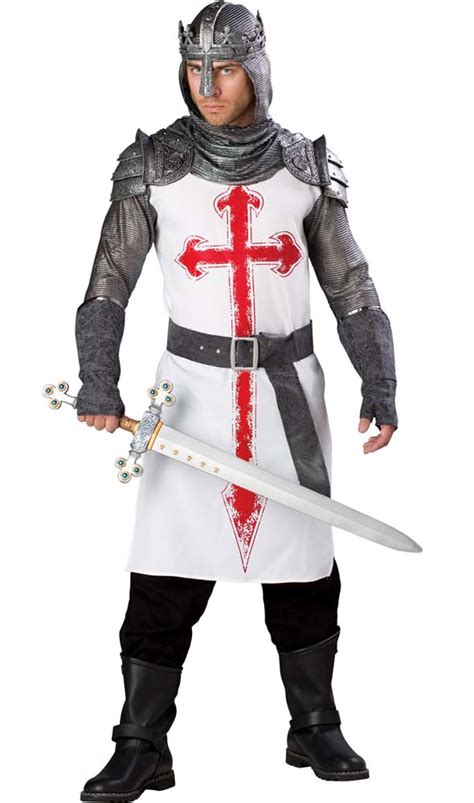 Deluxe Adult Crusader Knight Costume Candy Apple Costumes Colonial