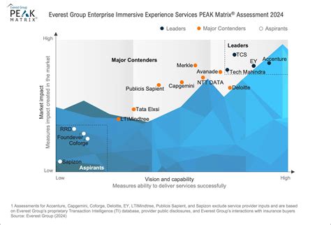 Enterprise Immersive Experience Services Peak Matrix® Assessment Everest Group