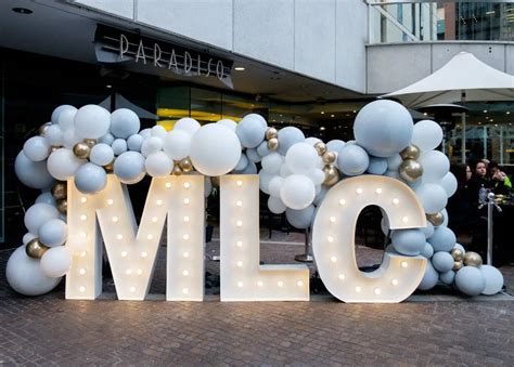 21 Balloon Marquee Letter And Number Design Ideas