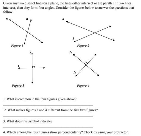 Given Any Two Distinct Lines On A Plane The Lines Either Intersect Or