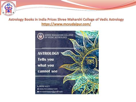 Ppt Astrology Books In India Prices Shree Maharshi College Of Vedic