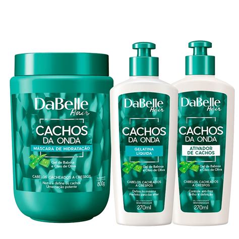 Kit DaBelle Hair Cachos Da Onda 3 Produtos Submarino