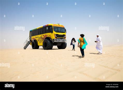 Desert Safari & Sealine Camp, Qatar Stock Photo - Alamy