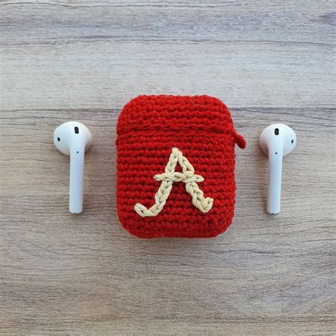 Personalized Airpods Crochet Case Cute Perfect Gift Knitted Airpods