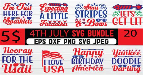 4th July Svg Bundle Bundle · Creative Fabrica