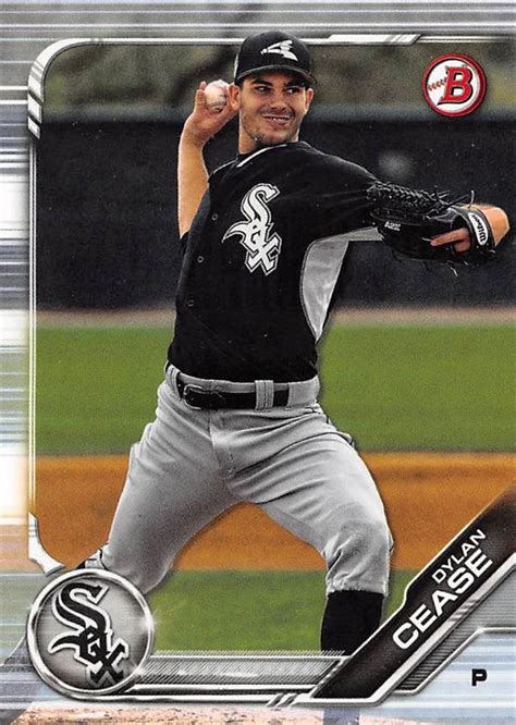 Dylan Cease baseball card rookie (Chicago White Sox) 2019 Bowman Rookie ...