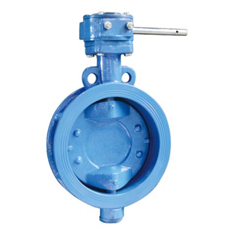 D X Wafer Type Soft Seal Butterfly Valve With Worm Gear China High