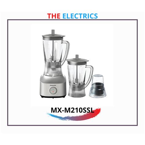 PANASONIC 450W TWIN JUG BLENDER WITH DRY MILL MX M210 MX M210SSL