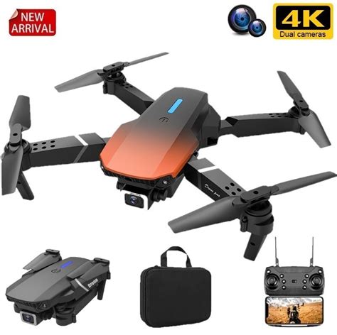 Orange E525 E88 Pro Mini Drone Câmera 4K Profissional HD 1080P Altura