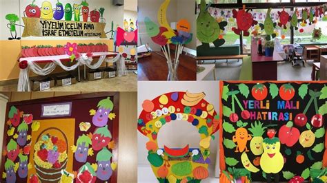 Preschool Vegetables Fruits Day Decoration Idea Classroom Fruits Day