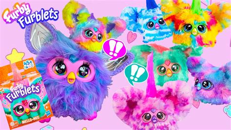 Furby Furblets Mini Electronic Plush Toy Luv Lee Hip Bop Ray Vee