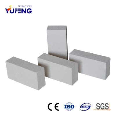 Low Density Light Weight Alumina Silicate Insulation Bricks For Sulphur