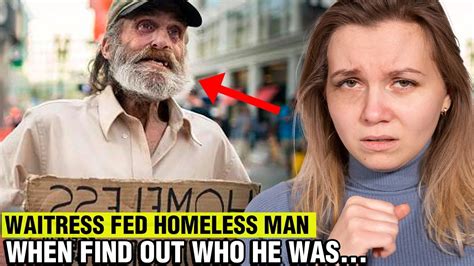 A Waitress Fed A Homeless Man And Was Shocked To Find Out Who The Man