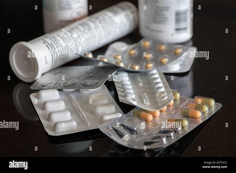 Blister pack medication Stock Photo - Alamy