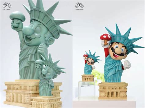 Liberty Cosplay Mario - Super Mario Resin Statue - PG Studio