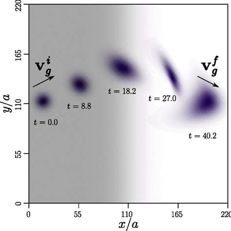 Results of a single-excitation model negative-refraction simulation on... | Download Scientific ...