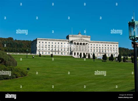 The Northern Ireland Parliament Building at Stormont , Belfast Stock ...