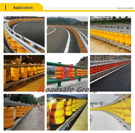 Philippines Hot Sales Traffic Safety EVA Roller Guardrail Highway Anti