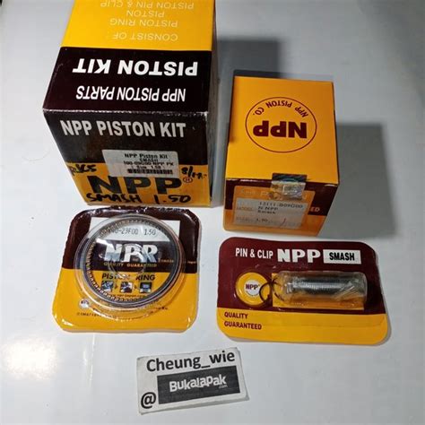 Jual Piston Kit NPP Nippon Parts Coklat Old Packaging Suzuki Smash 110