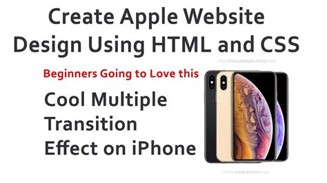 Design A Apple Website Multiple Iphone Animation Using Css Only Youtube