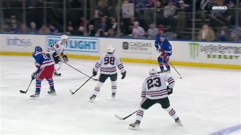 Chinyr Panarin Scores Goal Against Petr Mrazek New York Rangers