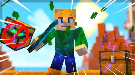 Minecraft Sky wars porém sem pegar baú desafio impossível YouTube