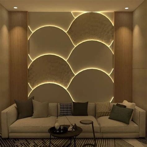 Living room with 3D wall design ||3D wall decor|| Living room design | Hall interior design ...