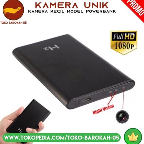 Jual Promo Spy Camera Powerbank H Full Hd P Kamera Inframerah