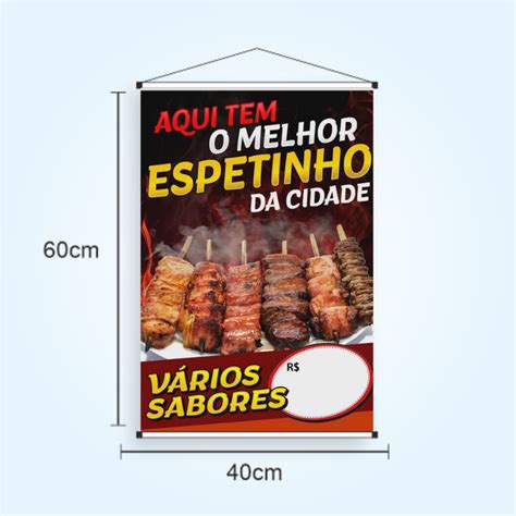 Banner Espetinho Cmx Cm Shopee Brasil