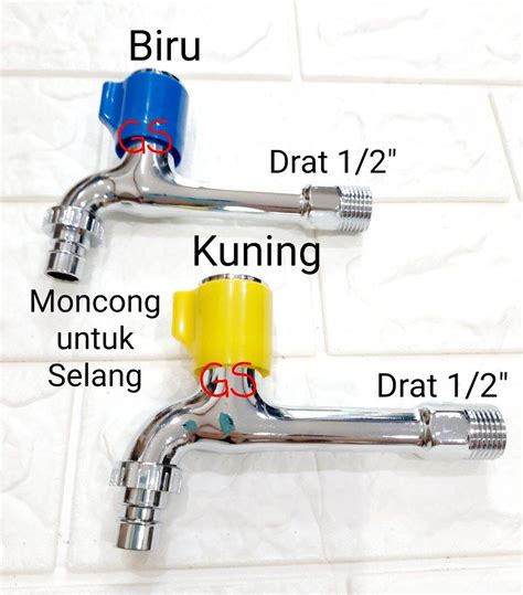 Kran Taman Panjang 1 2 Keran Tembok Long Kran Wudhu Lazada Indonesia