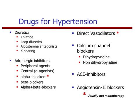 Treatment Of Hypertension Treatment Of Hypertension