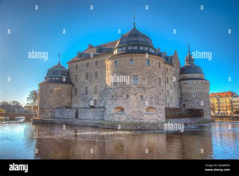 View of the Orebro castle, Sweden Stock Photo - Alamy