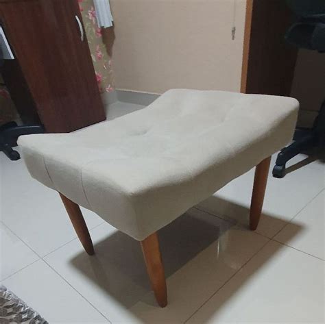 Puff Nude Novinho Móvel Usado enjoei