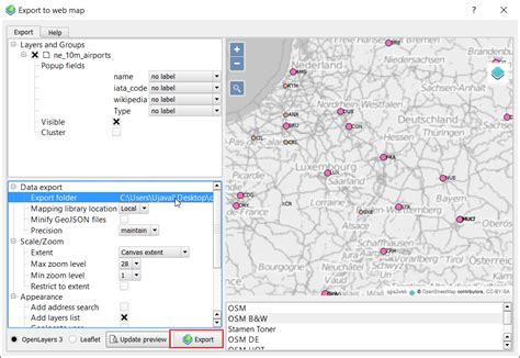 Web Mapping With Qgis2web — Qgis Tutorials And Tips