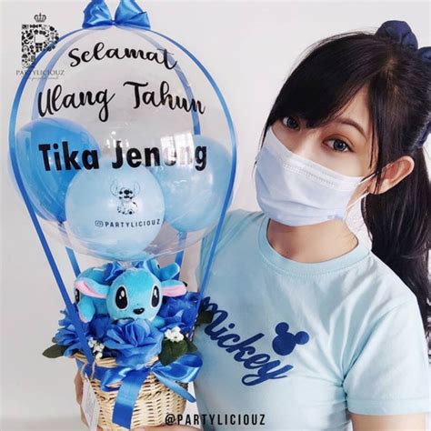 Jual Stitch Hot Air Balloon Kab Bandung Partyliciouz Tokopedia