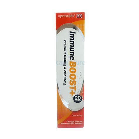 Buy Phc Immune Boost 1000mg Vitamin C 15mg Zinc Effervescent Tablet