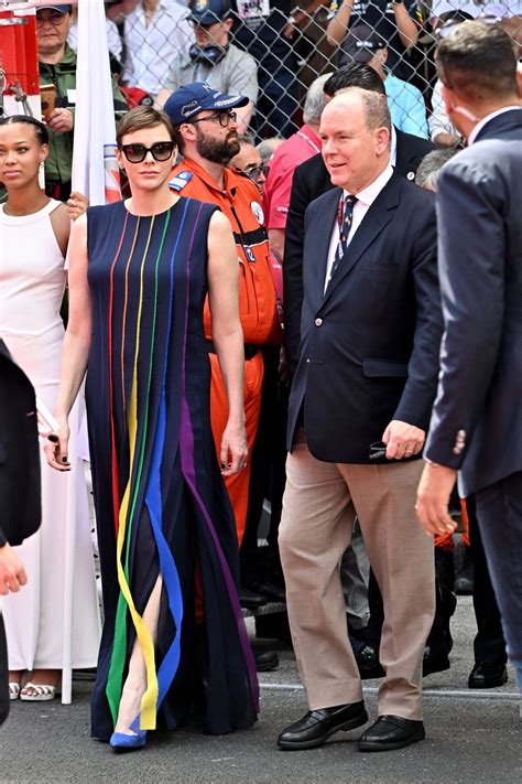 Photo Le Prince Albert Ii De Monaco Et La Princesse Charl Ne De