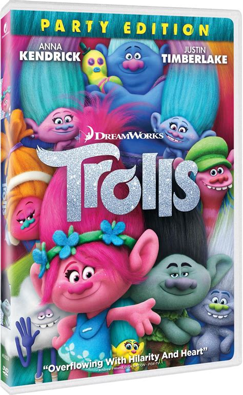 Trolls 2016 Dvd Dreamworks