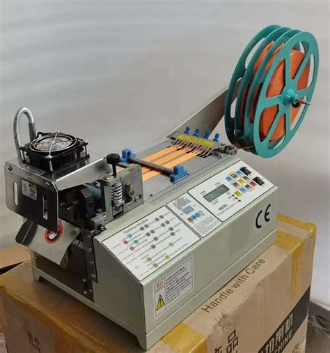 Automatic Hot Cold Ribbon Cutting Machine Nylon Webbing Cutter Narrow Woven Fabric Belts Cut